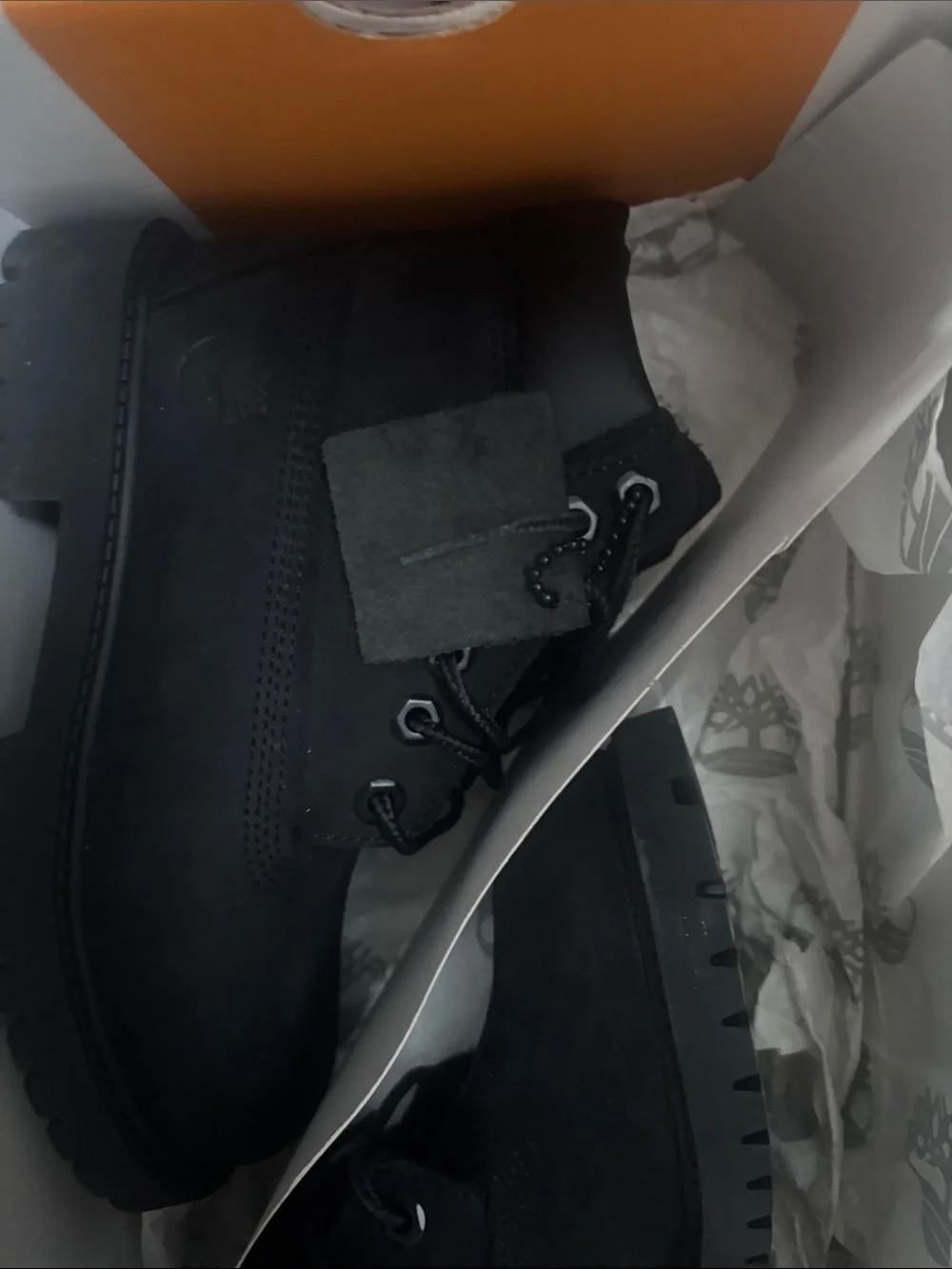 Timberland Kids Black Lace-Up Boots